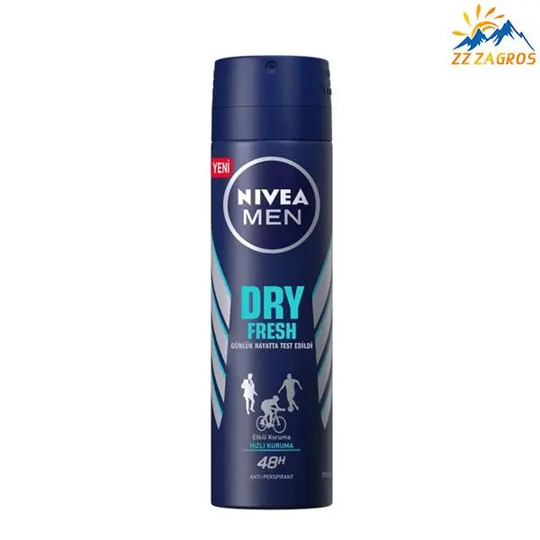 اسپری مردانه نیوا مدل DRY FRESH حجم 150 میل NIVEA