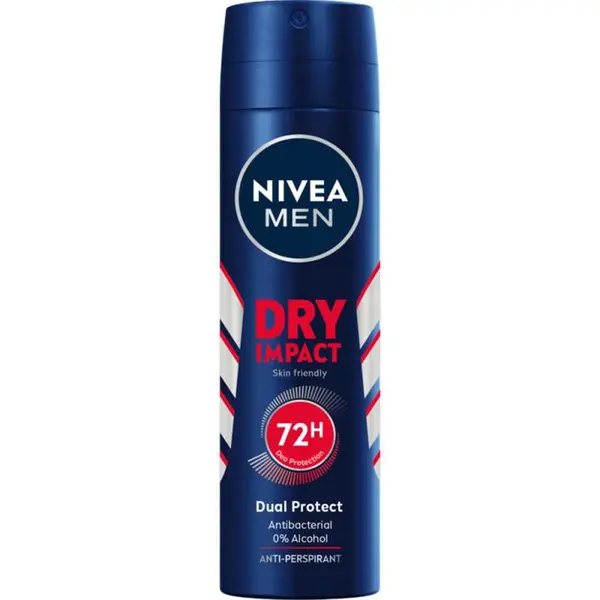 اسپری مردانه نیوآ مدل Dry Impact real life tested حجم 150 میلی لیتر - 2