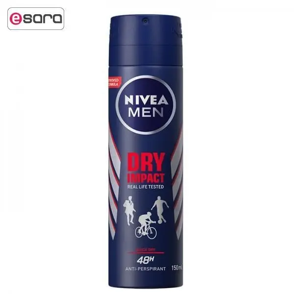 اسپری مردانه نیوآ مدل Dry Impact real life tested حجم 150 میلی لیتر - 4