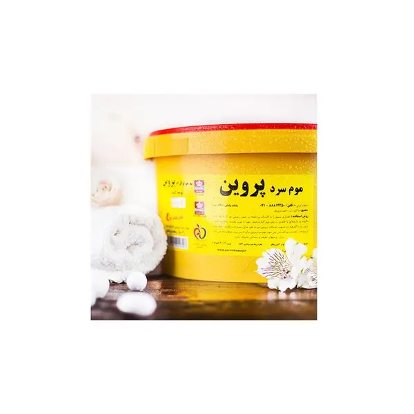 موم سرد پروین مدل Honey حجم 4000 گرم -