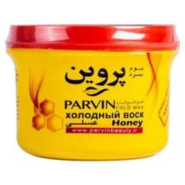 موم سرد عسلی Honey پروین 700 گرمی Parvin Honey Cold Wax 700g