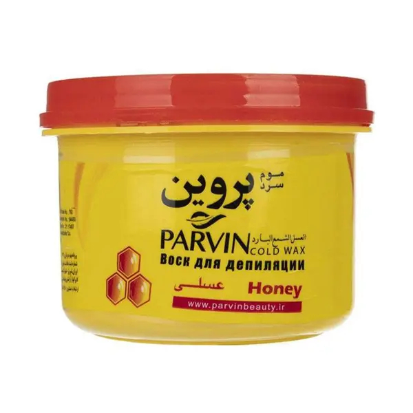 موم سرد عسلی Honey پروین 700 گرمی Parvin Honey Cold Wax 700g