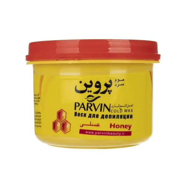 موم سرد عسلی Honey پروین 700 گرمی Parvin Honey Cold Wax 700g