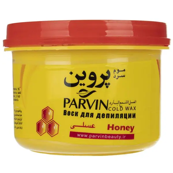 موم سرد پروین مدل عسل Honey حجم 750 گرم -