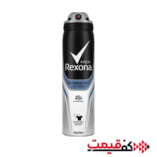 اسپری بدن مردانه مدل Invisible Ice Fresh رکسونا 200 میل - 4