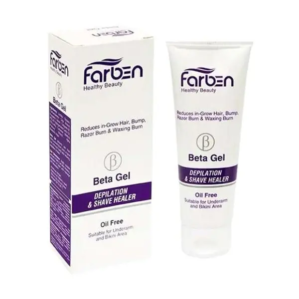 ژل بعد اصلاح و اپیلاسیون فاربن سری Oil Free مدل Beta حجم 75 میلی لیتر