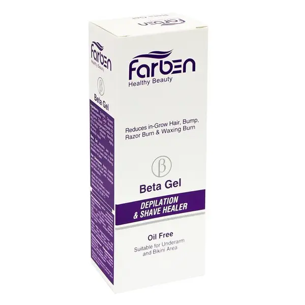 ژل بعد اصلاح و اپیلاسیون فاربن سری Oil Free مدل Beta حجم 75 میلی لیتر