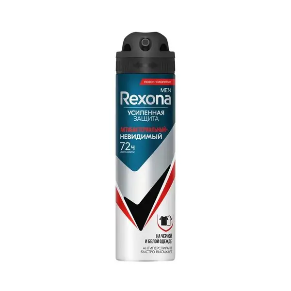 اسپری دئودورانت رکسونا Rexona مردانه 72 ساعته مدل невидимый حجم 150 میل - 3