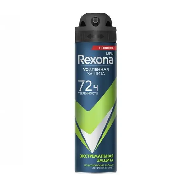 اسپری دئودورانت رکسونا Rexona مدل Экстремальная защита مردانه 72 ساعته حجم 150 میل - 5