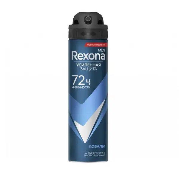 اسپری دئودورانت رکسونا Rexona مدل Кобальт مردانه 72 ساعته حجم 150 میل - 2
