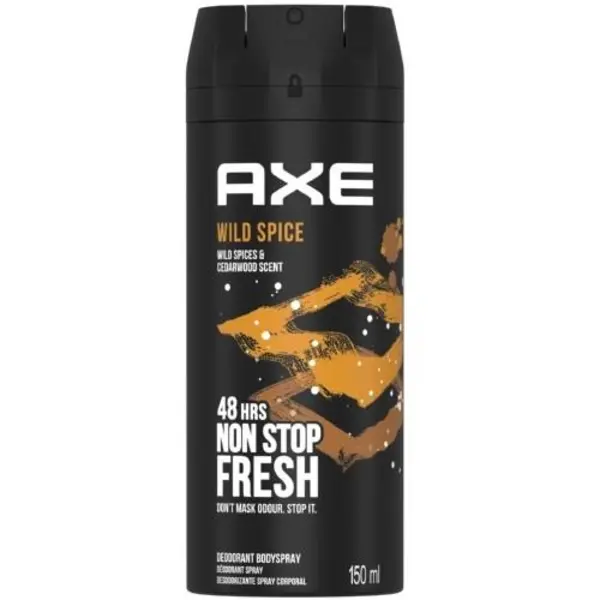 اسپری دئودورانت 48 ساعته مردانه اکس مدل Wild Spice حجم 150 میلی لیتر اسپری دئودورانت 48 ساعته مردانه اکس مدل Wild Spice حجم 150 میلی لیتر