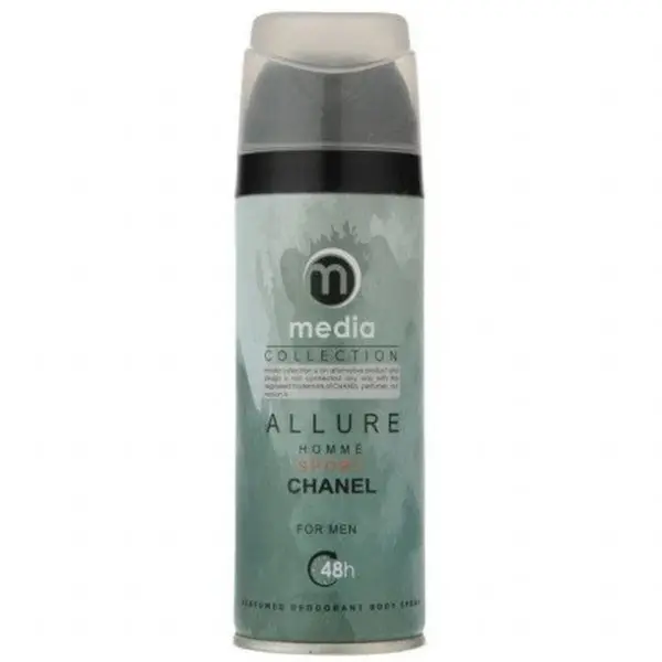 اسپری خوشبو کننده بدن مردانه Allure Sport حجم 200میل مدیا
