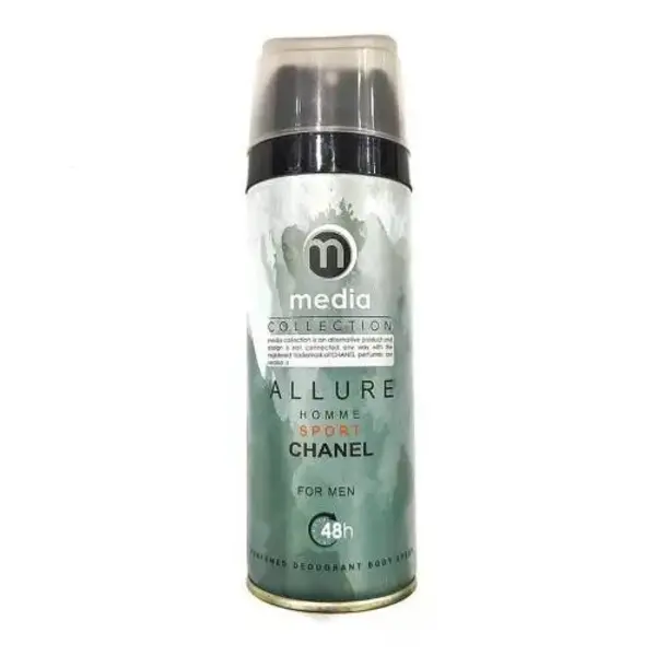 اسپری خوشبو کننده بدن مردانه Allure Sport حجم 200میل مدیا