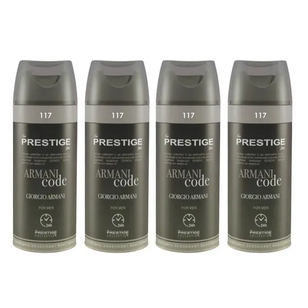 اسپری مردانه پرستیژ مدل Armani Code حجم 150 میلی لیتر