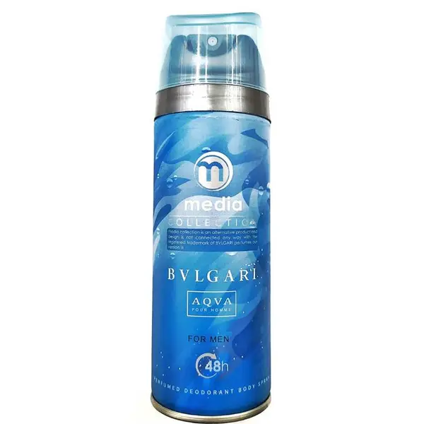 اسپری بدن مردانه مدیا مدل Bvlgari حجم 200 میلی لیتر - 2