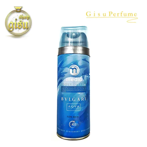 اسپری بدن مردانه مدیا مدل Bvlgari حجم 200 میلی لیتر - 4