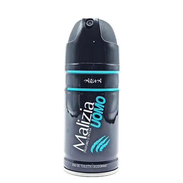 اسپری بدن مردانه مالیزیا مدل Aqua حجم 150 میلی لیتر