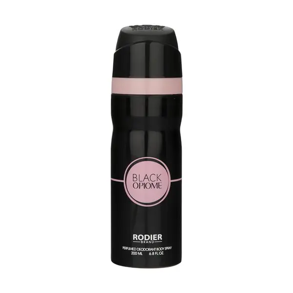 اسپری بدن رودیر مدل Black opiome حجم 200 میلی لیتر