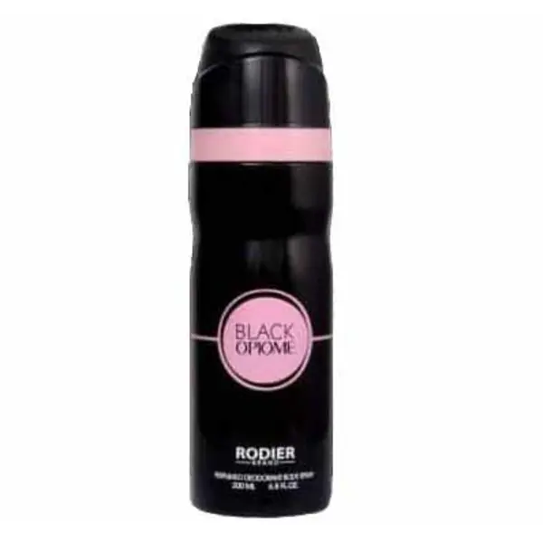 اسپری بدن رودیر مدل Black opiome حجم 200 میلی لیتر