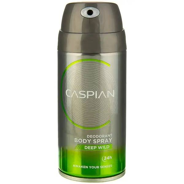 اسپری بدن مردانه کاسپین مدل DEEP WILD حجم 150 میلی لیتر