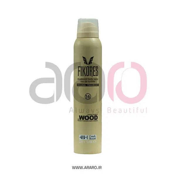اسپری خوشبوکننده بدن مردانه فیکورس مدل HE WOOD Dsquared2 حجم 200 میلی لیتر - 2