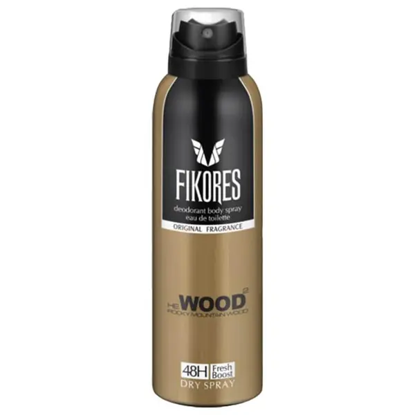 اسپری خوشبوکننده بدن مردانه فیکورس مدل HE WOOD Dsquared2 حجم 200 میلی لیتر