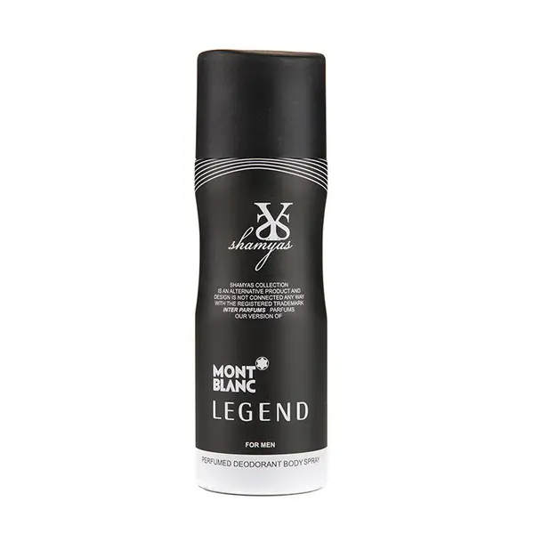 اسپری مردانه شمیاس مدل Legend حجم 200 میلی لیتر