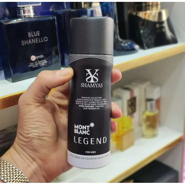 اسپری مردانه شمیاس مدل Legend حجم 200 میلی لیتر