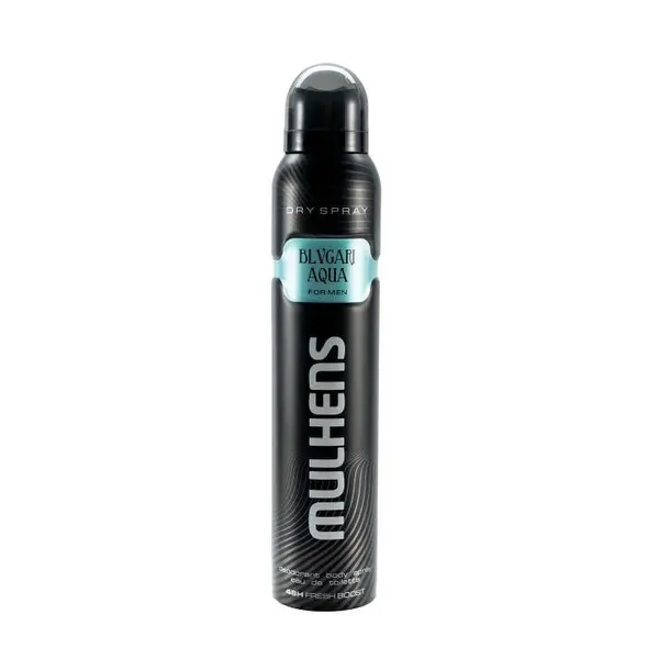 اسپری دئودورانت مردانه مولهنس Mulhens مدل Blvgari Aqua حجم 200 میلی لیتر - 2