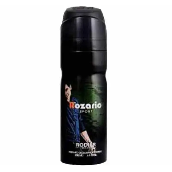 اسپری بدن مردانه رودیر مدل Rozario حجم 200 میلی لیتر