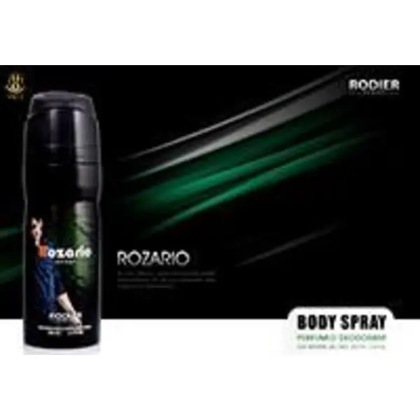 اسپری بدن مردانه رودیر مدل Rozario حجم 200 میلی لیتر