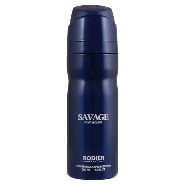 اسپری بدن مردانه رودیر مدل sAVAGE حجم 200 میلی لیتر