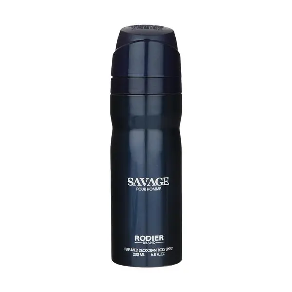 اسپری بدن مردانه رودیر مدل sAVAGE حجم 200 میلی لیتر