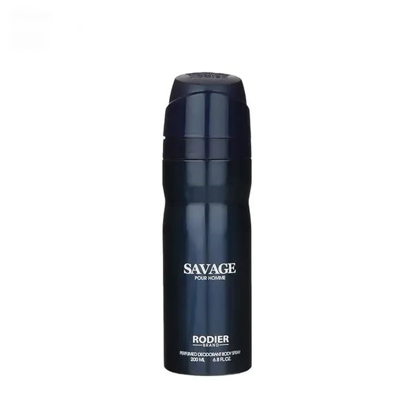 اسپری بدن مردانه رودیر مدل sAVAGE حجم 200 میلی لیتر