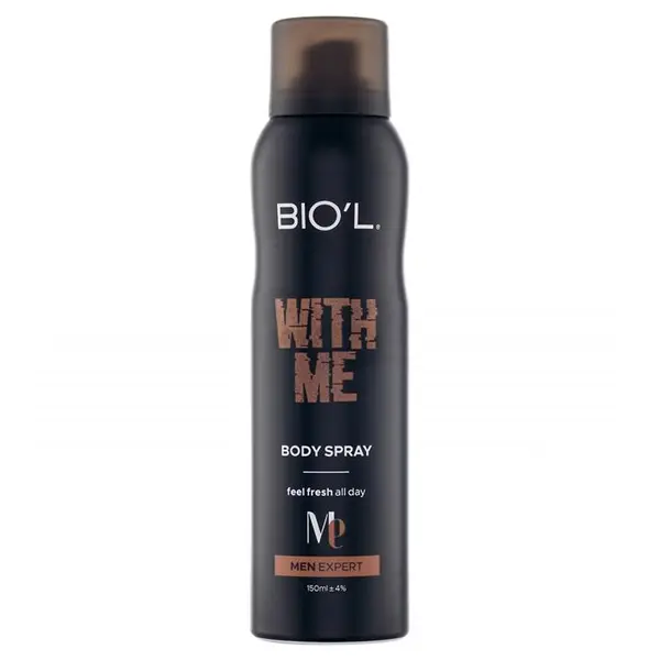 اسپری بدن مردانه بیول مدل WITH ME حجم 150 میلی لیتر