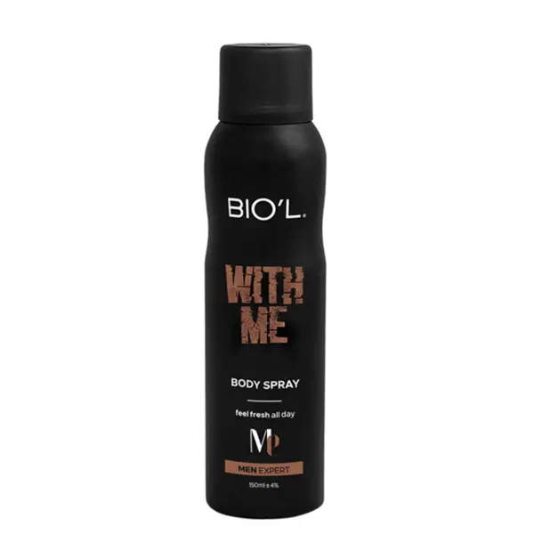 اسپری بدن مردانه بیول مدل WITH ME حجم 150 میلی لیتر