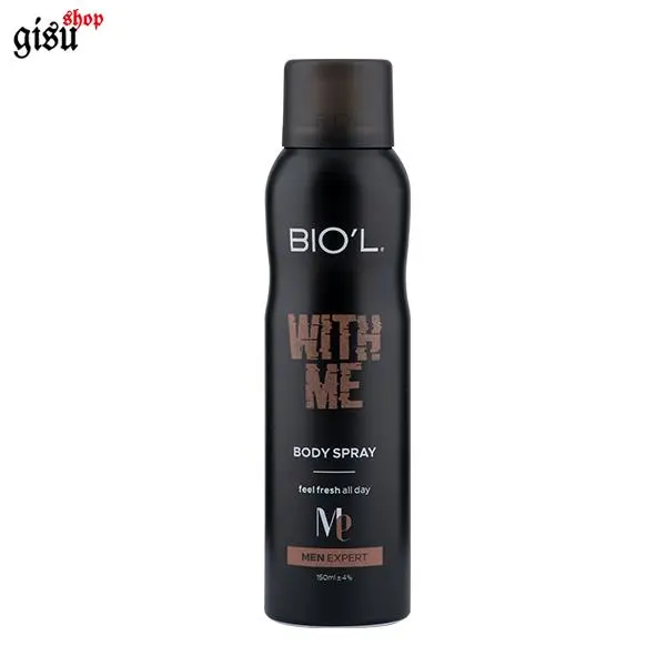 اسپری بدن مردانه بیول مدل WITH ME حجم 150 میلی لیتر