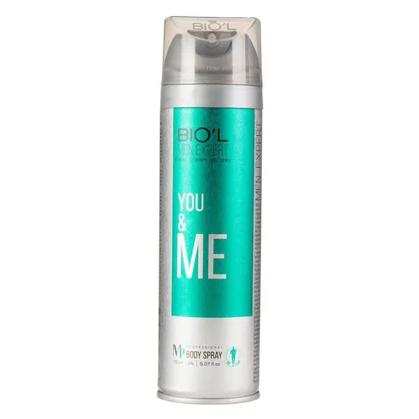 اسپری بدن مردانه مدل You And Me حجم 150میل بیول