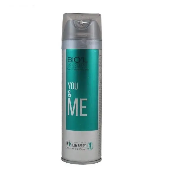 اسپری بدن مردانه مدل You And Me حجم 150میل بیول