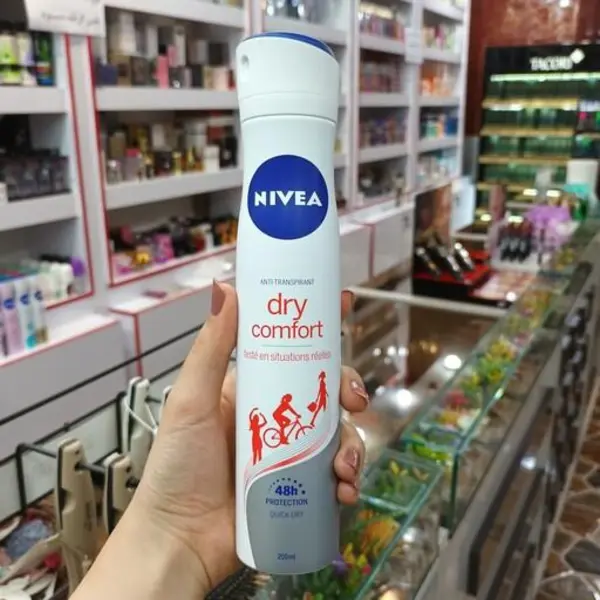اسپری بدن زنانه نیوآ NIVEA مدل درای کامفورت 48 ساعته dry comfort حجم 200 میل - 2