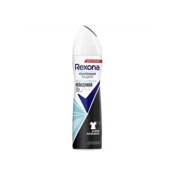 اسپری دئودورانت رکسونا Rexona زنانه 72 ساعته مدل Прозрачный Кристалл حجم 150 میل