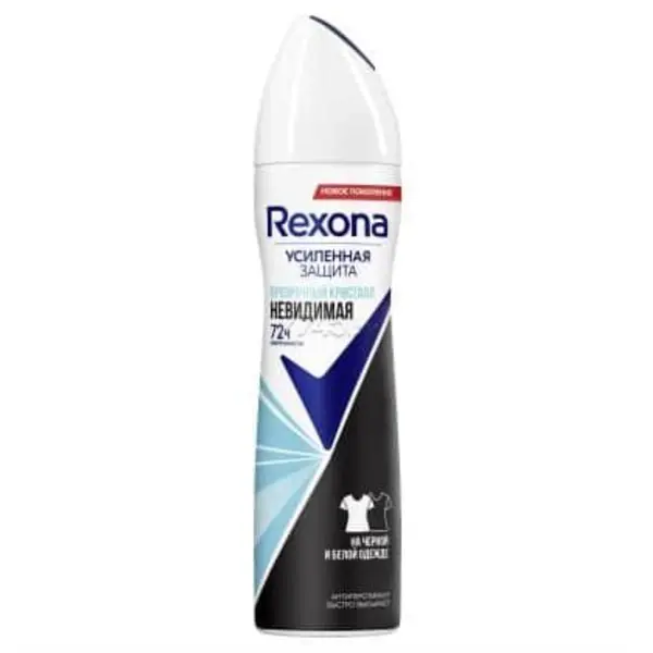 اسپری دئودورانت رکسونا Rexona زنانه 72 ساعته مدل Прозрачный Кристалл حجم 150 میل