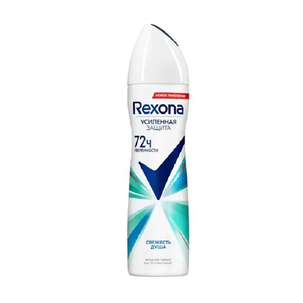 اسپری دئودورانت رکسونا Rexona زنانه 72 ساعته مدل Прозрачный Кристалл حجم 150 میل