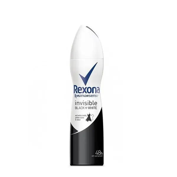 اسپری زنانه رکسونا Rexona مدل Invisible Black and White