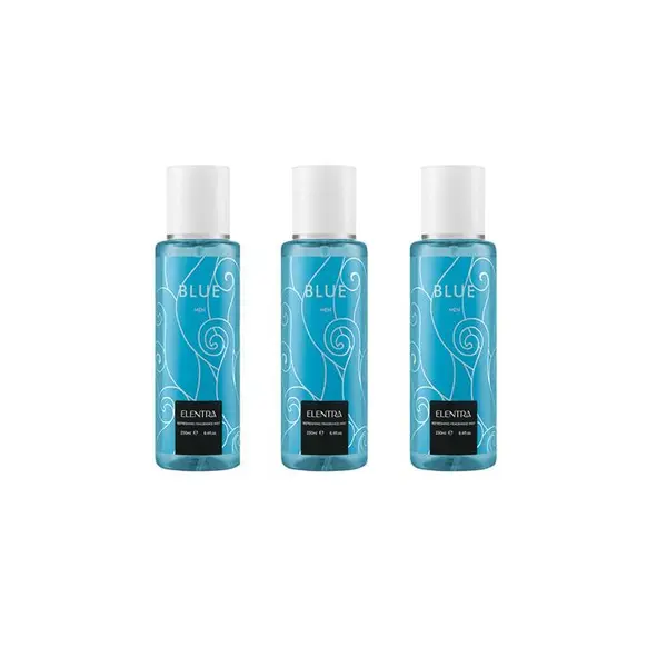 پک سه عددی بادی اسپلش مردانه مدل Blue حجم 250میلی لیتر النترا