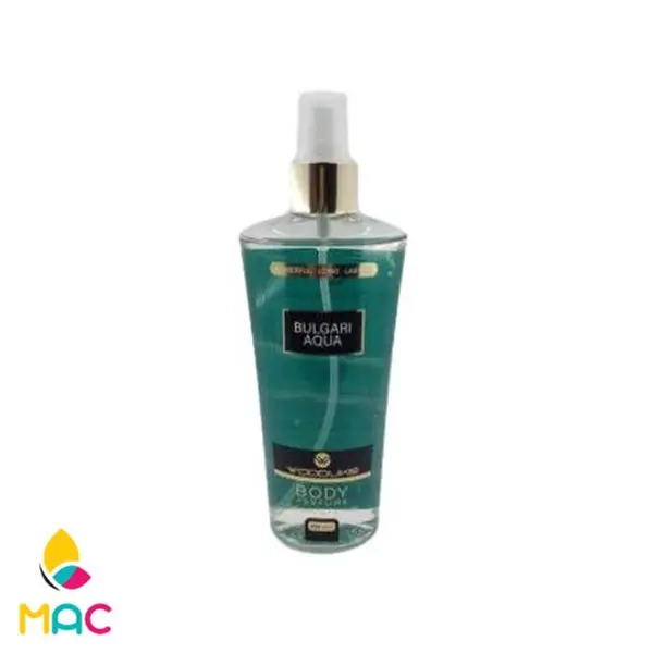بادی اسپلش مردانه وودلایک مدل BULGARI AQUA حجم 250 میلی لیتر