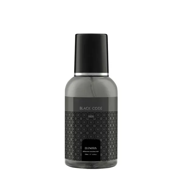 بادی اسپلش مردانه النترا Elentra مدل Black Code حجم 250 میلی لیتر - 2