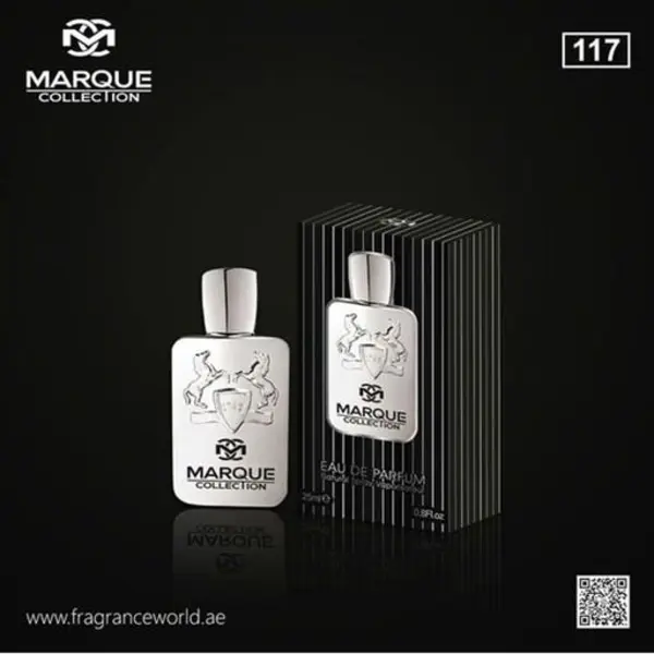 عطر ادکلن مردانه مارلی پگاسوس فراگرنس ورد مارکویی کالکشن کد 117 Fragrance world Marque Parfums de Marly Pegasus حجم 25 میل