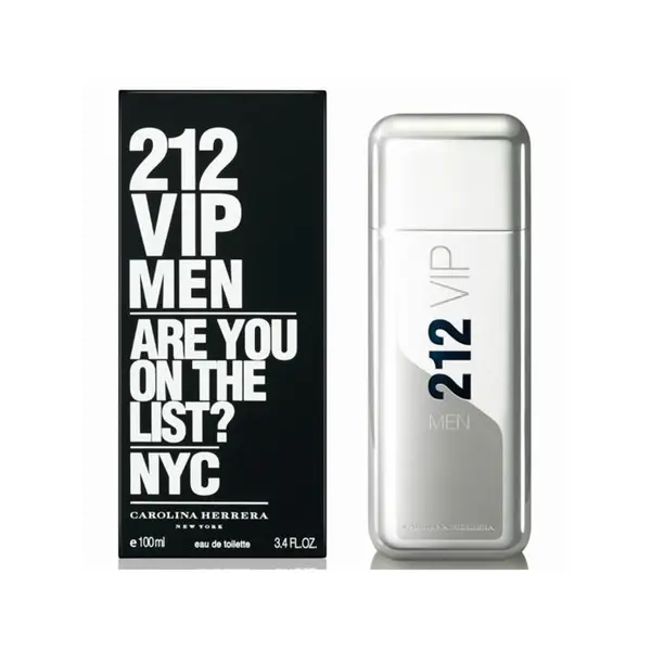ادکلن ادوتویلت مردانه 212 وی ای پی Carolina Herrera 212 VIP Men 100 ml
