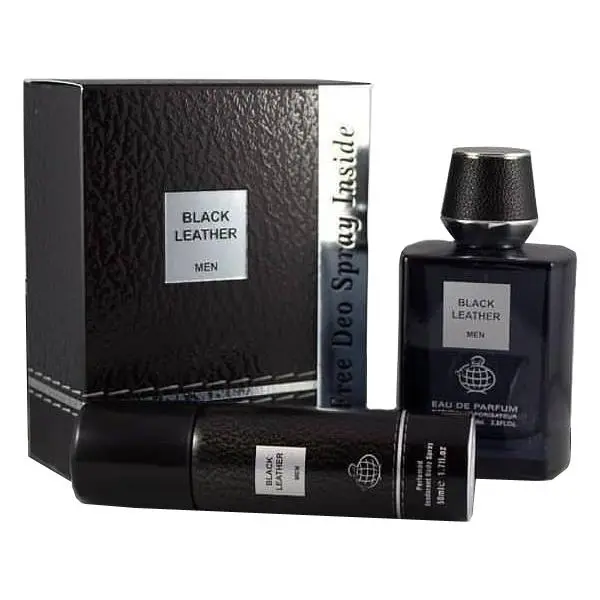 ادو پرفیوم مردانه فراگرنس ورد مدل Black Leather حجم 100 میلی لیتر - 6